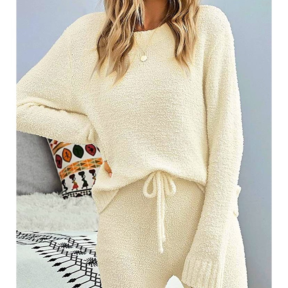 Soft knit loungewear set